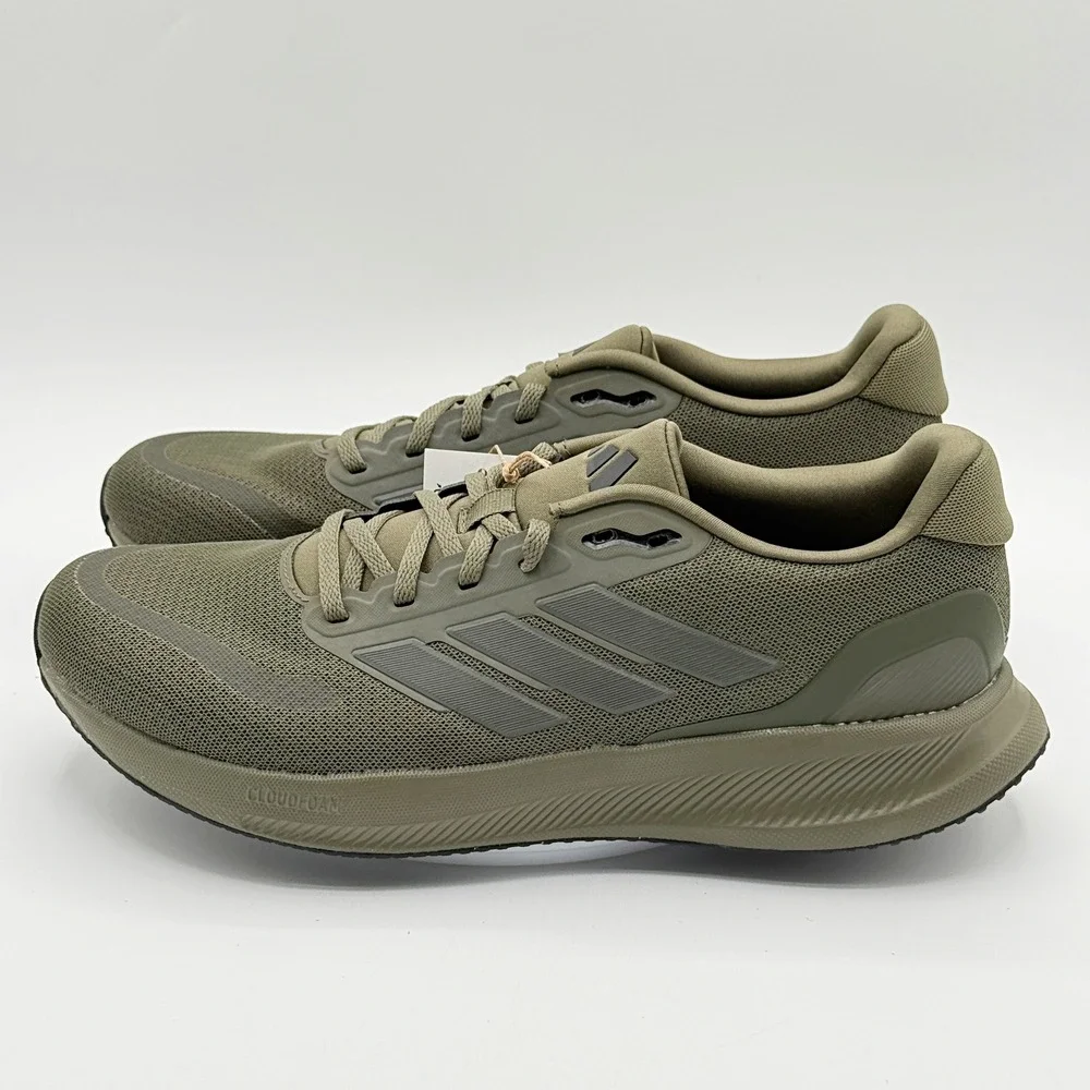 Adidas Runfalcon 5 'Olive Strata' / Size 12.5 Mens / IE0525, NEW